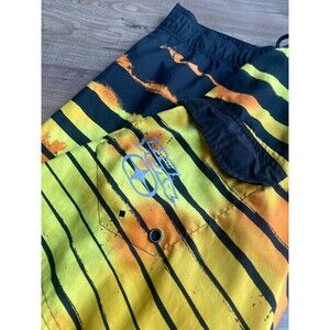 Men’s Y2K No Fear board flame board shorts